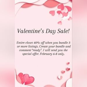 VALENTINE'S DAY SALE!